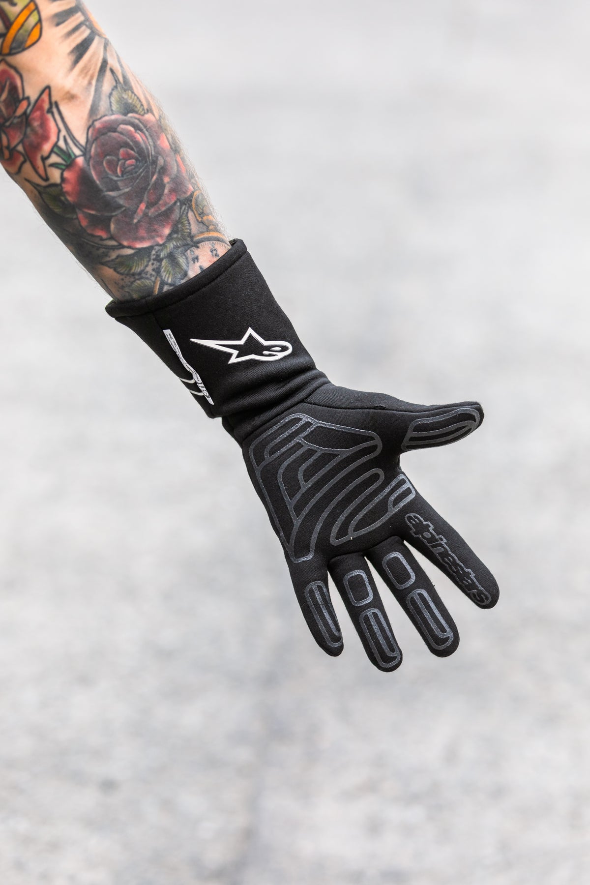 Alpinestars Tech-1 Start V3 SFI Gloves (Grey)
