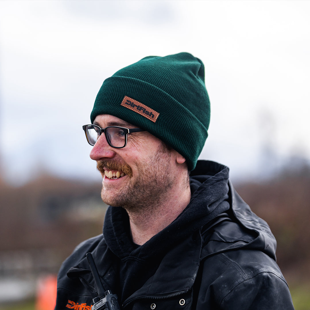 DirtFish Logo Patch Beanie