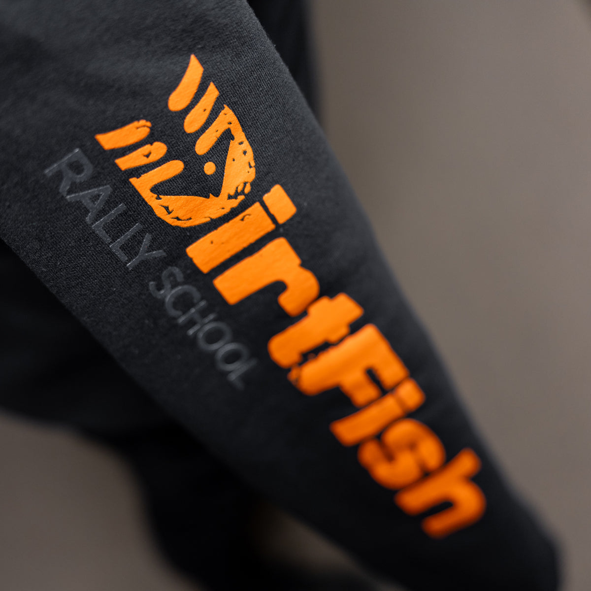 Black-on-black Zip-up Hoodie